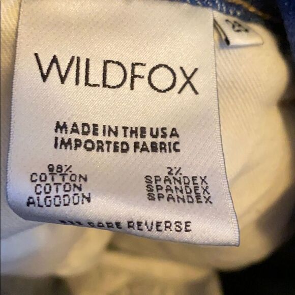 Wildfox Marissa Boyfriend Fit Blue Distressed Denim Jeans Festival Casual Boho - Picture 10 of 11